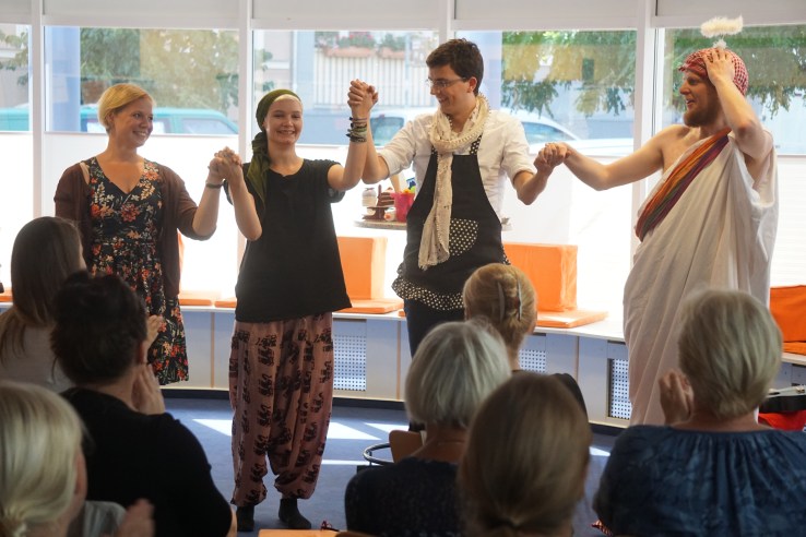 Das fröhliche Verbeugen nach dem fantastischen letzten Auftritt. (c) Fanny Schmoranzer